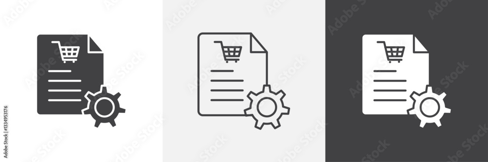 Procurement icons in Thin line black color. flat simple vector symbols illustration. Procurement icons in Thin line black color. flat simple vector symbols illustration.