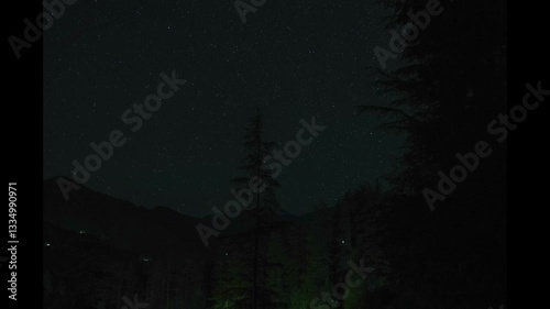 Starry night time-lapse