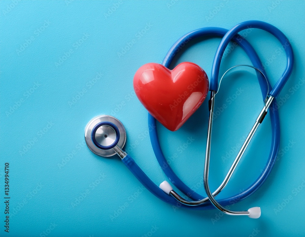 Día Mundial de la Salud, con un globo terraqueo y un estetoscopio Día Mundial de la Salud, con un globo terraqueo y un estetoscopio