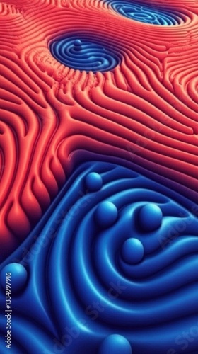 Abstract Geometric Patterns: A Visual Symphony of Fluid Forms