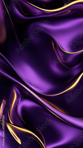 Abstract, purple and gold background with flowing shapes, dark color backgrounds, beautiful phone hd wallpaper