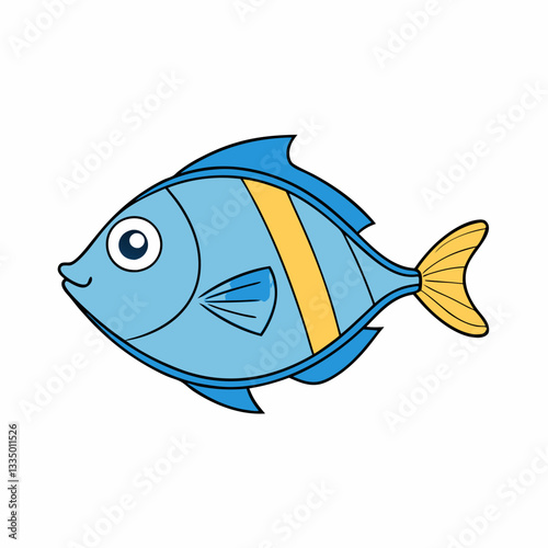 fish on a white background
