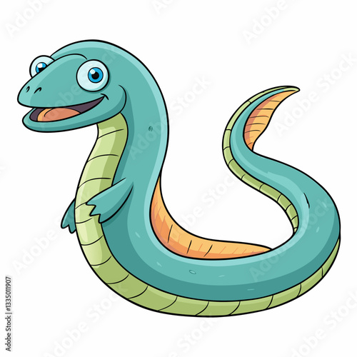 vector illustration of a snake