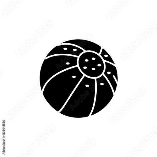 creative details Beach Ball Icon vector illustration