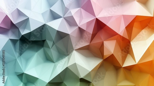 Stunning Abstract Geometric Polygonal Design. Vibrant Triangular Forms. Modern Geometric Background. Intricate Polygonal Pattern. Colorful Geometric Wallpaper.