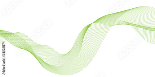  abstract background modern green blue  with flowing wave lines,  green neon backgrounds abstract pattern, green color twist movement over white background.