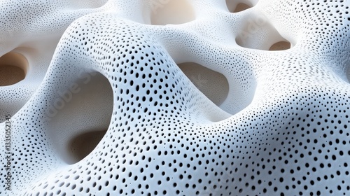 Abstract Architectural Design: Intricate Perforated Structures