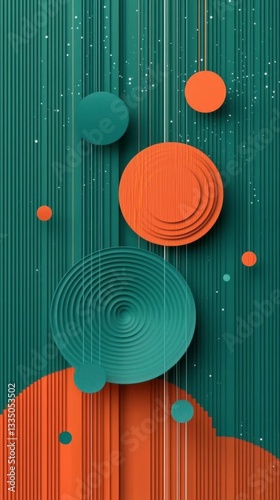 Abstract Geometric Wall Art Design for Modern Interior