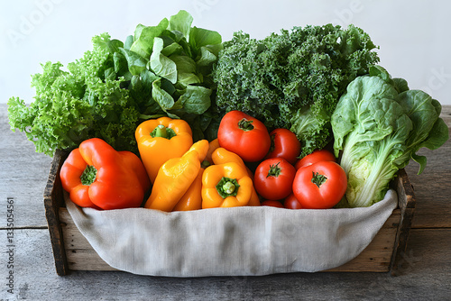 fresh vegetables on a white background