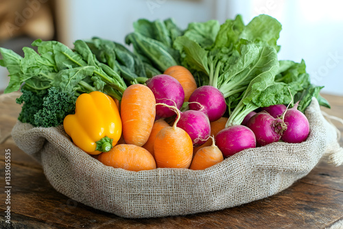 vegetables in a basket