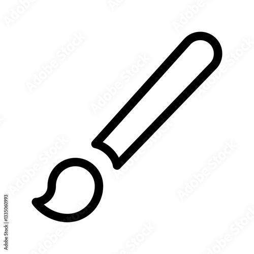 Paint Brush icon Brush sign. for mobile concept and web design. vector illustration on white background