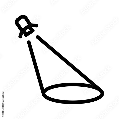 spotlights icon. Searchlight icon. vector illustration for mobile concept and web design. 