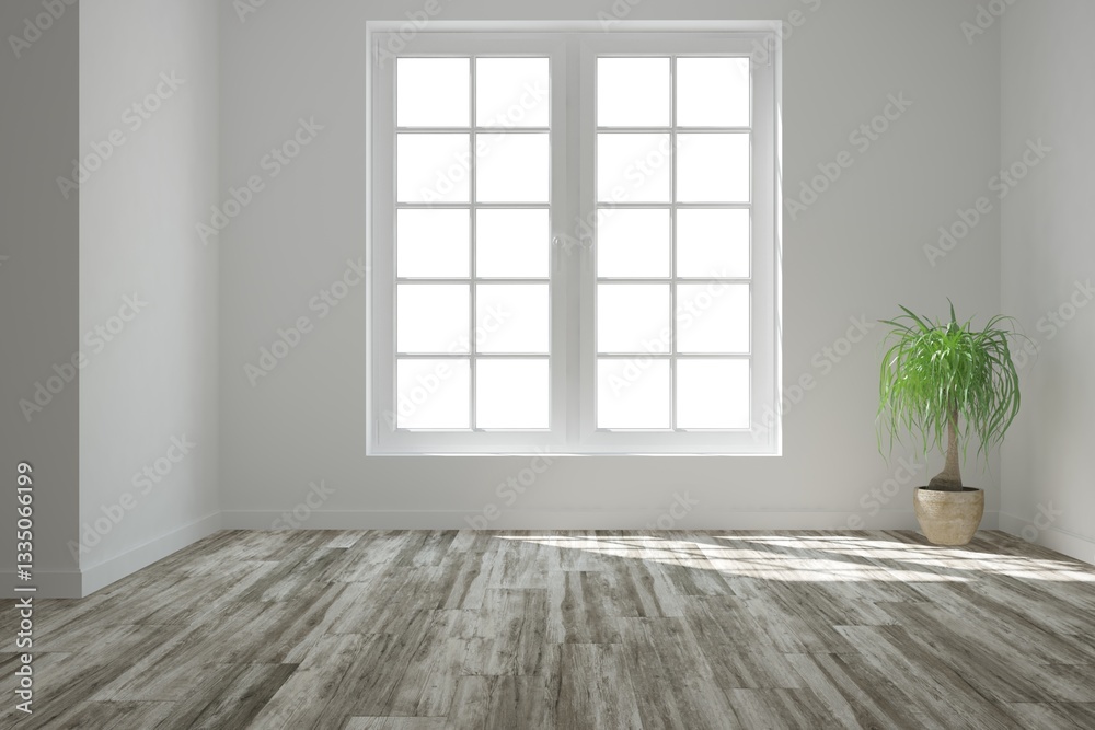Fototapeta premium Modern interior design. 3D illustration