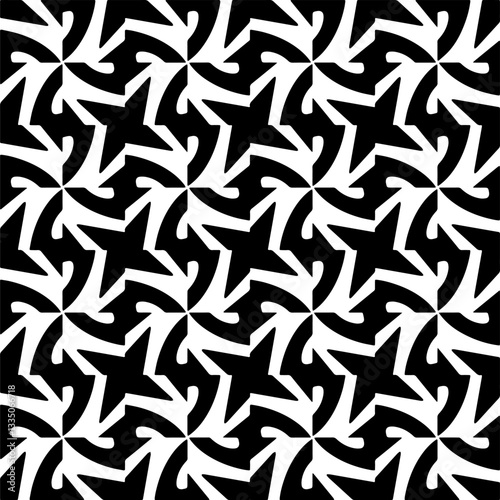 Black pattern, Abstract texture for fabric print, card, table cloth, furniture, banner, cover, invitation, decoration, wrapping. Repetition pattern.