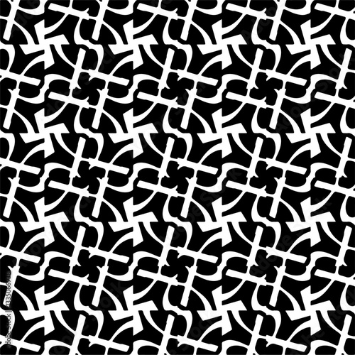 Black pattern, Abstract texture for fabric print, card, table cloth, furniture, banner, cover, invitation, decoration, wrapping. Repetition pattern.