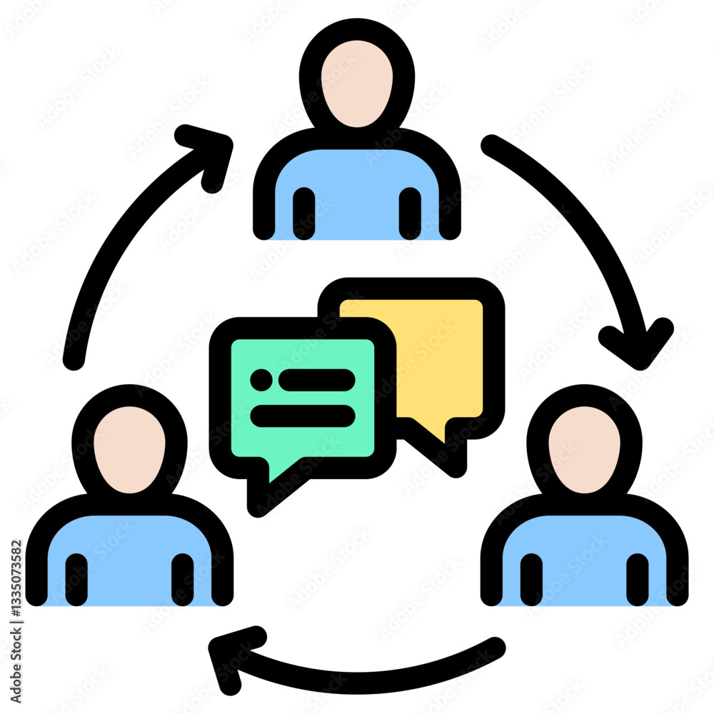 Fototapeta premium Communication Icon