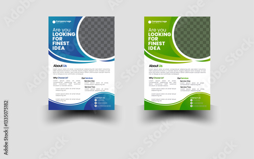 cover modern layout, annual report, poster, flyer in A4 with colorful business proposal, promotion, advertise, publication, cover page, Corporate Business flyer template vector design,  IT company 