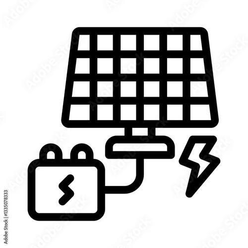 solar line icon