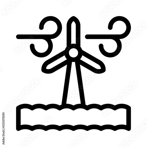 tidal line icon