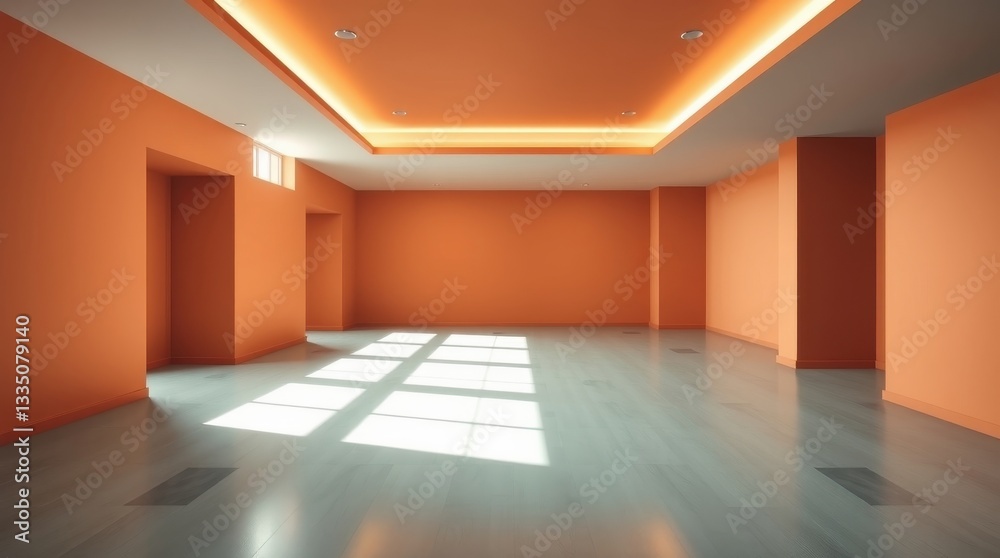 An empty room. An empty room.