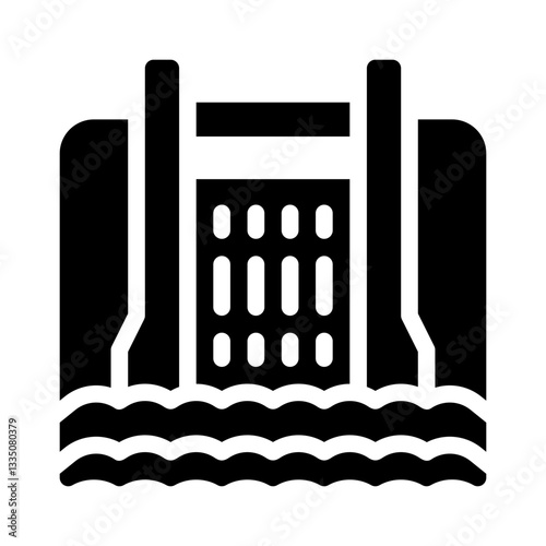 hydro glyph icon