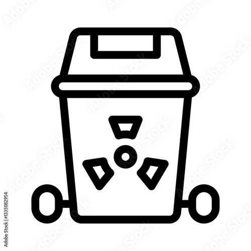 hazardous line icon