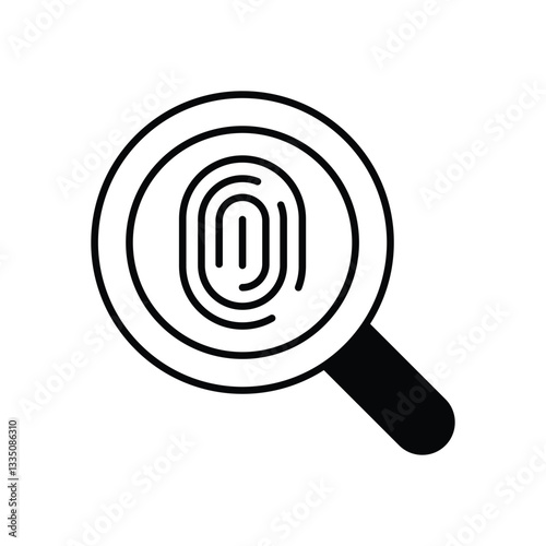 Evidence vector icon