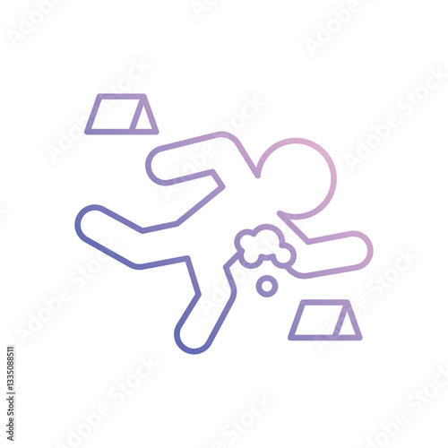 Crime Scene vector icon