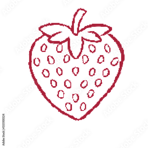 Strawberry outline
