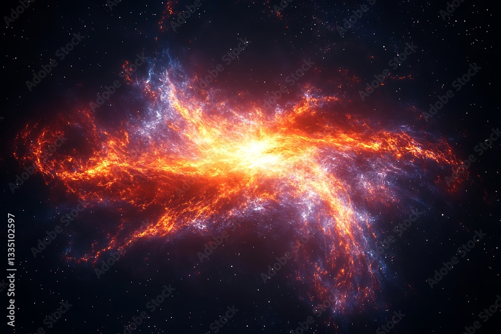 Fototapeta premium Stunning Abstract Space Nebula