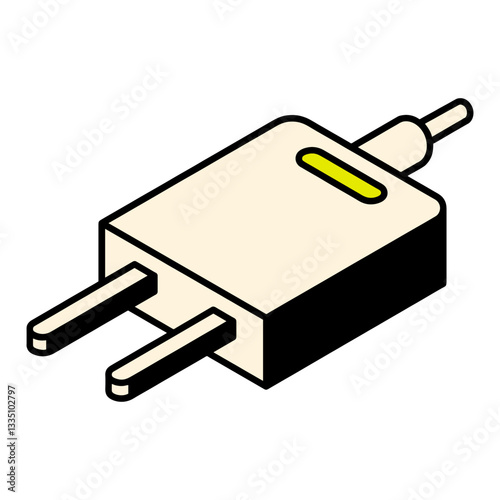 Two-Prong Power Plug