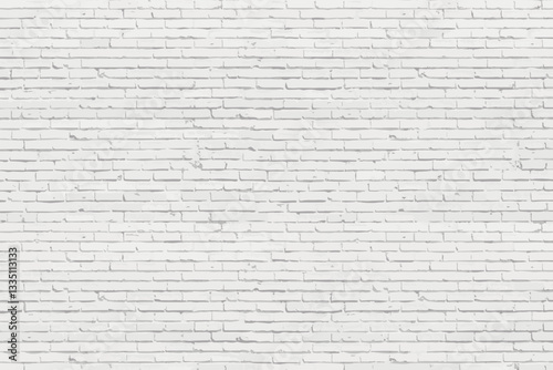 Texture of a white brick wall vector illustration