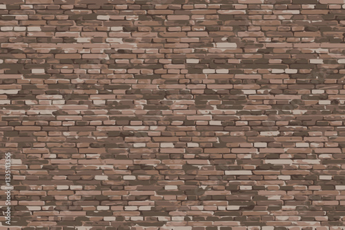 Brick wall texture vector illustration