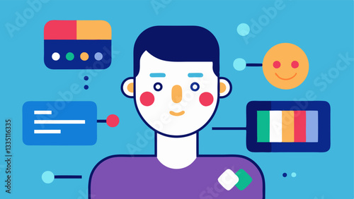 Smarch Customization An illustration of a person customizing their smarch face with different styles and widgets on a digital display.