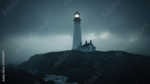 Wallpaper Mural A lighthouse on a rocky outcropping. Torontodigital.ca