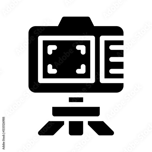 tripod glyph icon