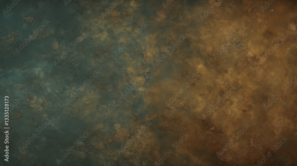 Captivating grunge paint texture depicting a blend of earthy tones and organic patterns