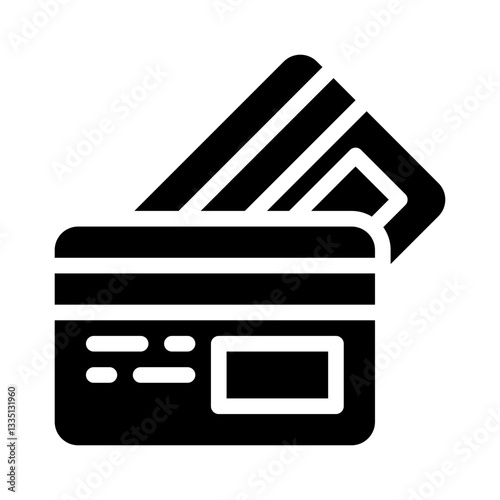 credit card glyph icon