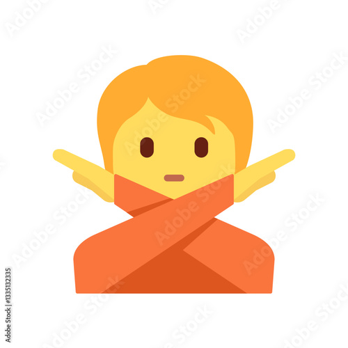 Woman Gesturing No