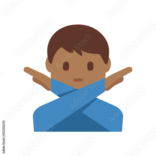Person Gesturing No