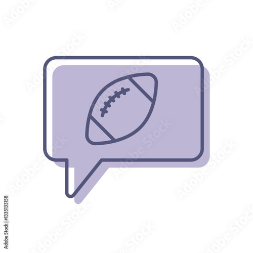 Speech Bubble Vector icon