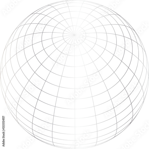 Silver Wireframe Paraboloid