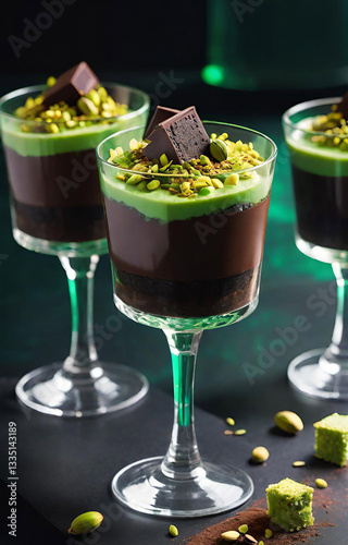 chocolate mousse dessert