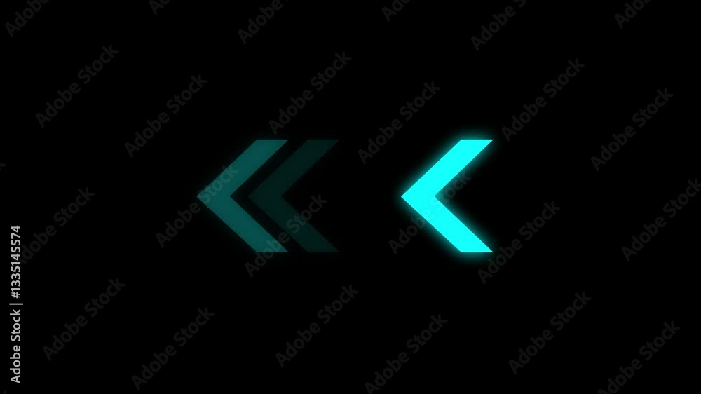 Shine arrow animations Left-direction arrow with black background... Shine arrow animations Left-direction arrow with black background...