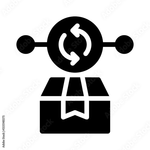 delivery updates glyph icon