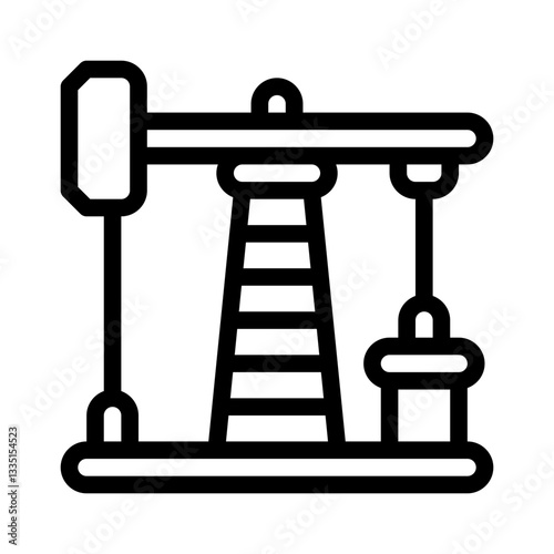oilfield line icon