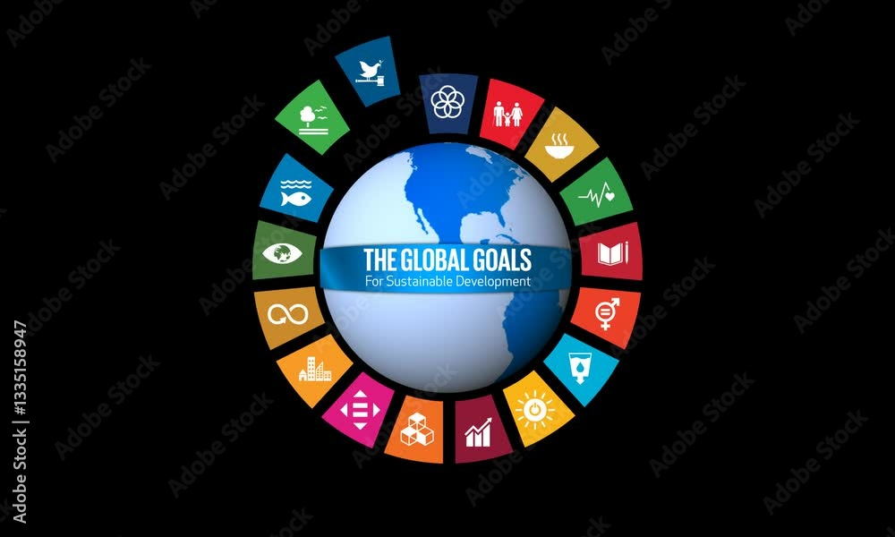 Sustainable Development Goals SDG Animation Sustainable Development Goals SDG Animation