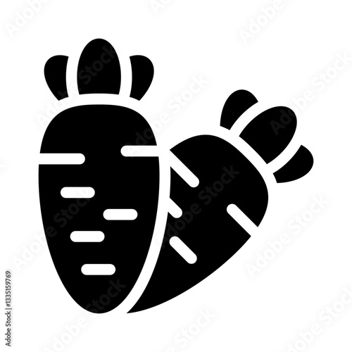 carrot glyph icon