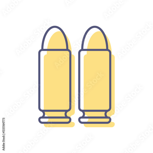 Cartridges  Vector icon