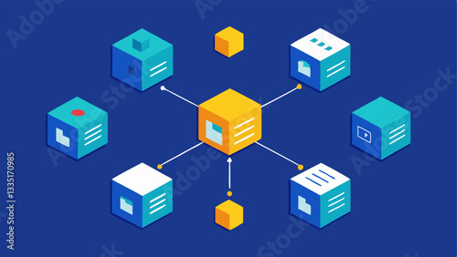 Smart Contracts An abstraction of a digital contract represented by blocks being signed electronically at various stages of the supply chain ensuring automatic fulfillment of